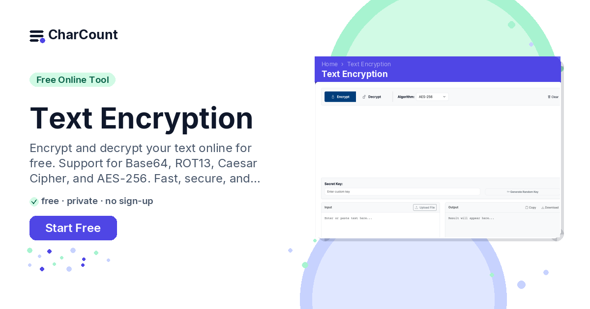 Text Encryption – Encrypt and Decrypt Text Online for Free